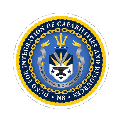 Deputy Chief of Naval Operations for Integration of Capabilities and Resources N8 (U.S. Navy) STICKER Vinyl Die-Cut Decal-6 Inch-The Sticker Space