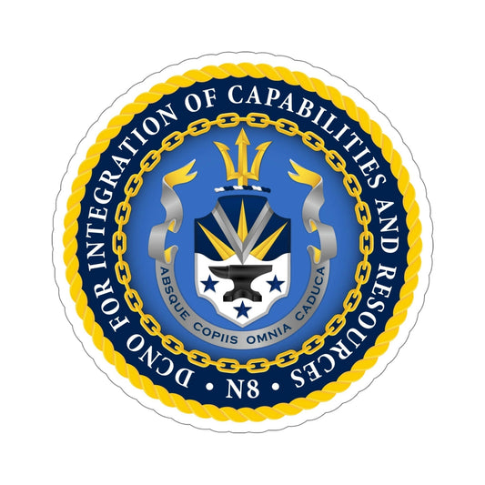 Deputy Chief of Naval Operations for Integration of Capabilities and Resources N8 (U.S. Navy) STICKER Vinyl Die-Cut Decal-6 Inch-The Sticker Space