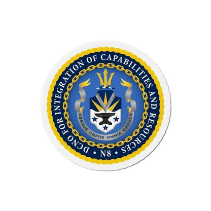 Deputy Chief of Naval Operations for Integration of Capabilities and Resources N8 (U.S. Navy) Refrigerator Magnet 3 Inch - The Sticker Space