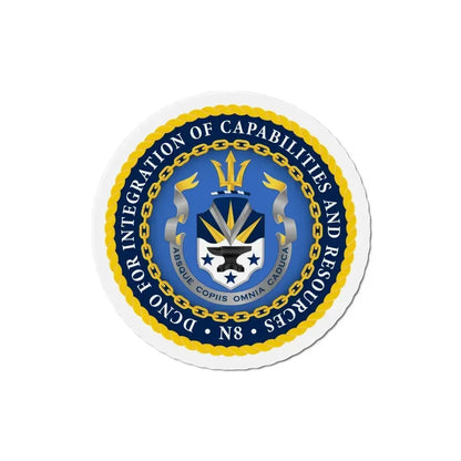 Deputy Chief of Naval Operations for Integration of Capabilities and Resources N8 (U.S. Navy) Refrigerator Magnet 4 Inch - The Sticker Space