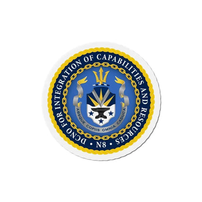 Deputy Chief of Naval Operations for Integration of Capabilities and Resources N8 (U.S. Navy) Refrigerator Magnet 6 Inch - The Sticker Space