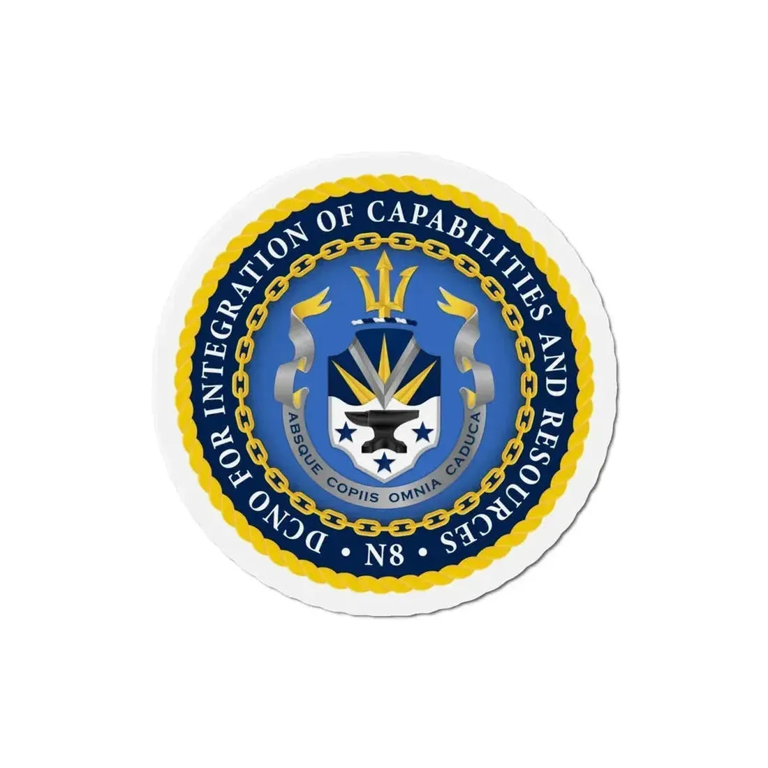 Deputy Chief of Naval Operations for Integration of Capabilities and Resources N8 (U.S. Navy) Refrigerator Magnet - The Sticker Space