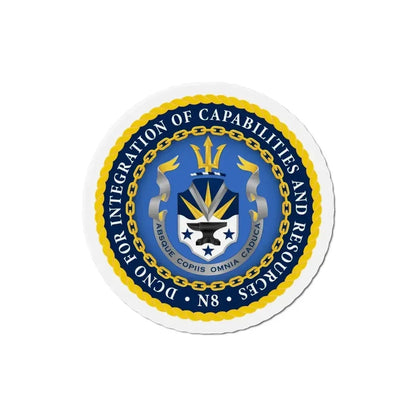 Deputy Chief of Naval Operations for Integration of Capabilities and Resources N8 (U.S. Navy) Refrigerator Magnet - The Sticker Space