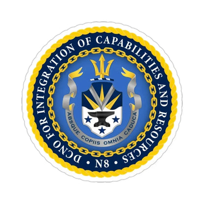 Deputy Chief of Naval Operations for Integration of Capabilities and Resources N8 (U.S. Navy) STICKER Vinyl Die-Cut Decal 2 Inch - The Sticker Space
