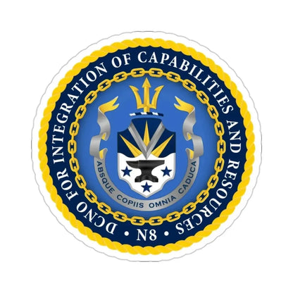 Deputy Chief of Naval Operations for Integration of Capabilities and Resources N8 (U.S. Navy) STICKER Vinyl Die-Cut Decal - The Sticker Space