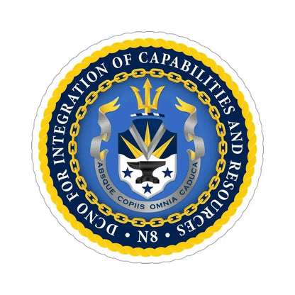 Deputy Chief of Naval Operations for Integration of Capabilities and Resources N8 (U.S. Navy) STICKER Vinyl Die-Cut Decal - The Sticker Space
