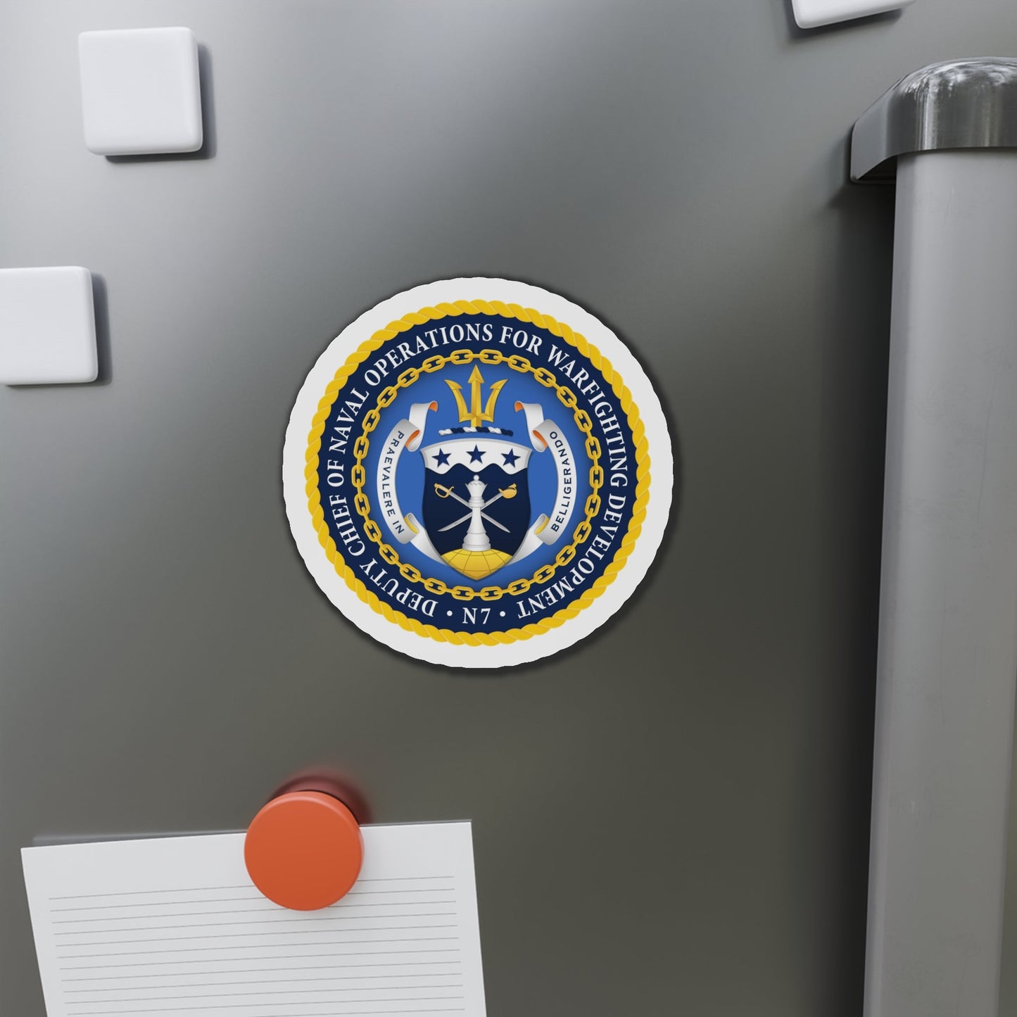 Deputy Chief of Naval Operations for Warfighting Development N7 (U.S. Navy) Die-Cut Magnet-The Sticker Space