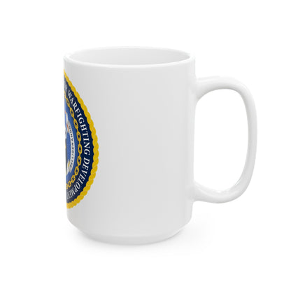 Deputy Chief of Naval Operations for Warfighting Development N7 (U.S. Navy) White Coffee Mug-The Sticker Space