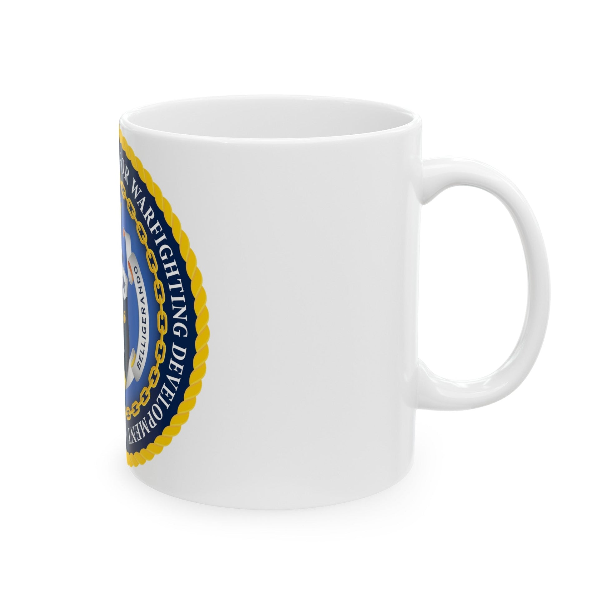 Deputy Chief of Naval Operations for Warfighting Development N7 (U.S. Navy) White Coffee Mug-The Sticker Space