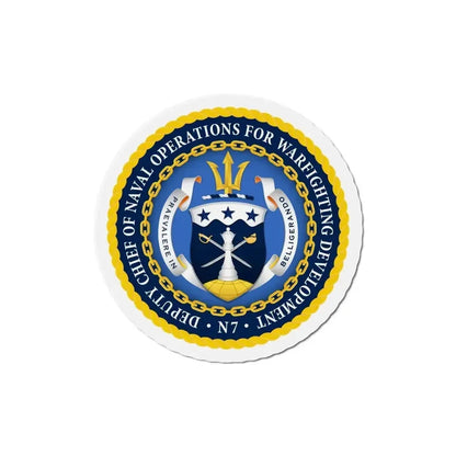 Deputy Chief of Naval Operations for Warfighting Development N7 (U.S. Navy) Refrigerator Magnet - The Sticker Space