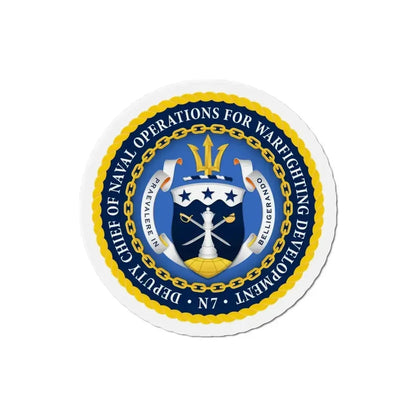 Deputy Chief of Naval Operations for Warfighting Development N7 (U.S. Navy) Refrigerator Magnet - The Sticker Space