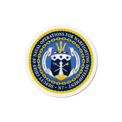 Deputy Chief of Naval Operations for Warfighting Development N7 (U.S. Navy) Refrigerator Magnet - The Sticker Space