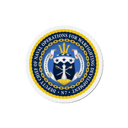 Deputy Chief of Naval Operations for Warfighting Development N7 (U.S. Navy) Refrigerator Magnet - The Sticker Space