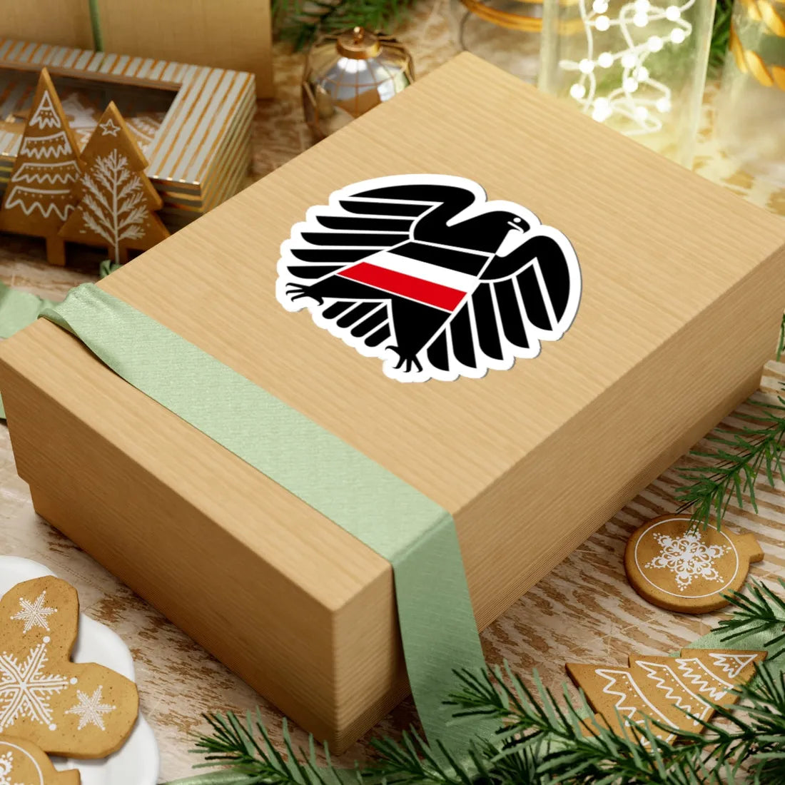 Der schwarze Kanal logo (Germany) (Coat of Arms) STICKER Vinyl Kiss-Cut Decal - The Sticker Space