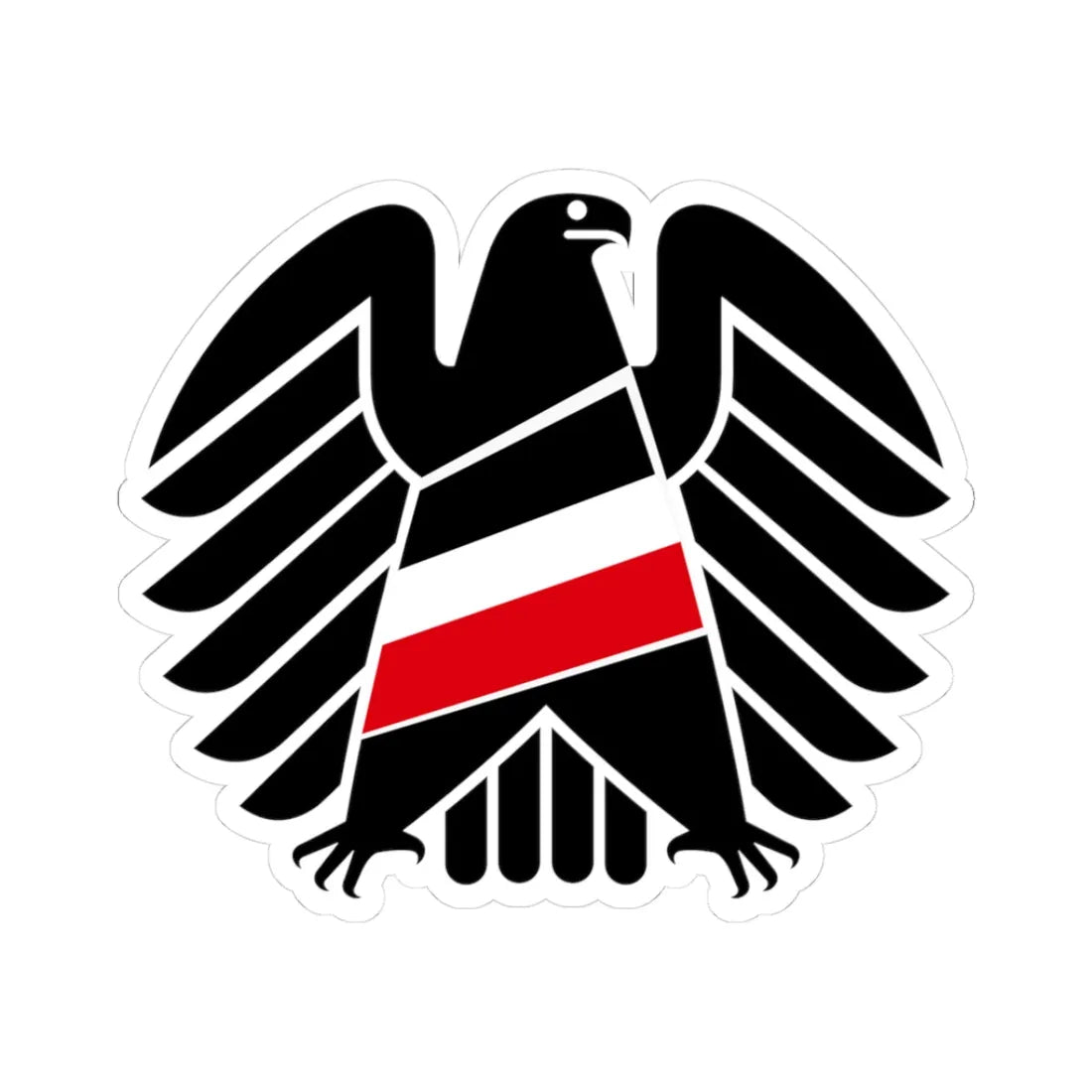 Der schwarze Kanal logo (Germany) (Coat of Arms) STICKER Vinyl Kiss-Cut Decal - The Sticker Space