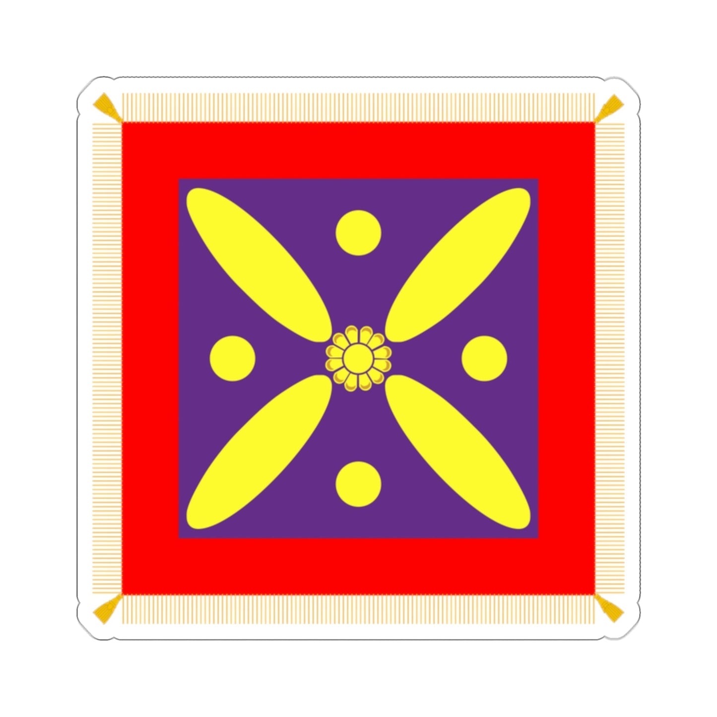 Derafsh Kaviani Flag of the late Sassanid Empire (Iran) STICKER Vinyl Die-Cut Decal-2 Inch-The Sticker Space
