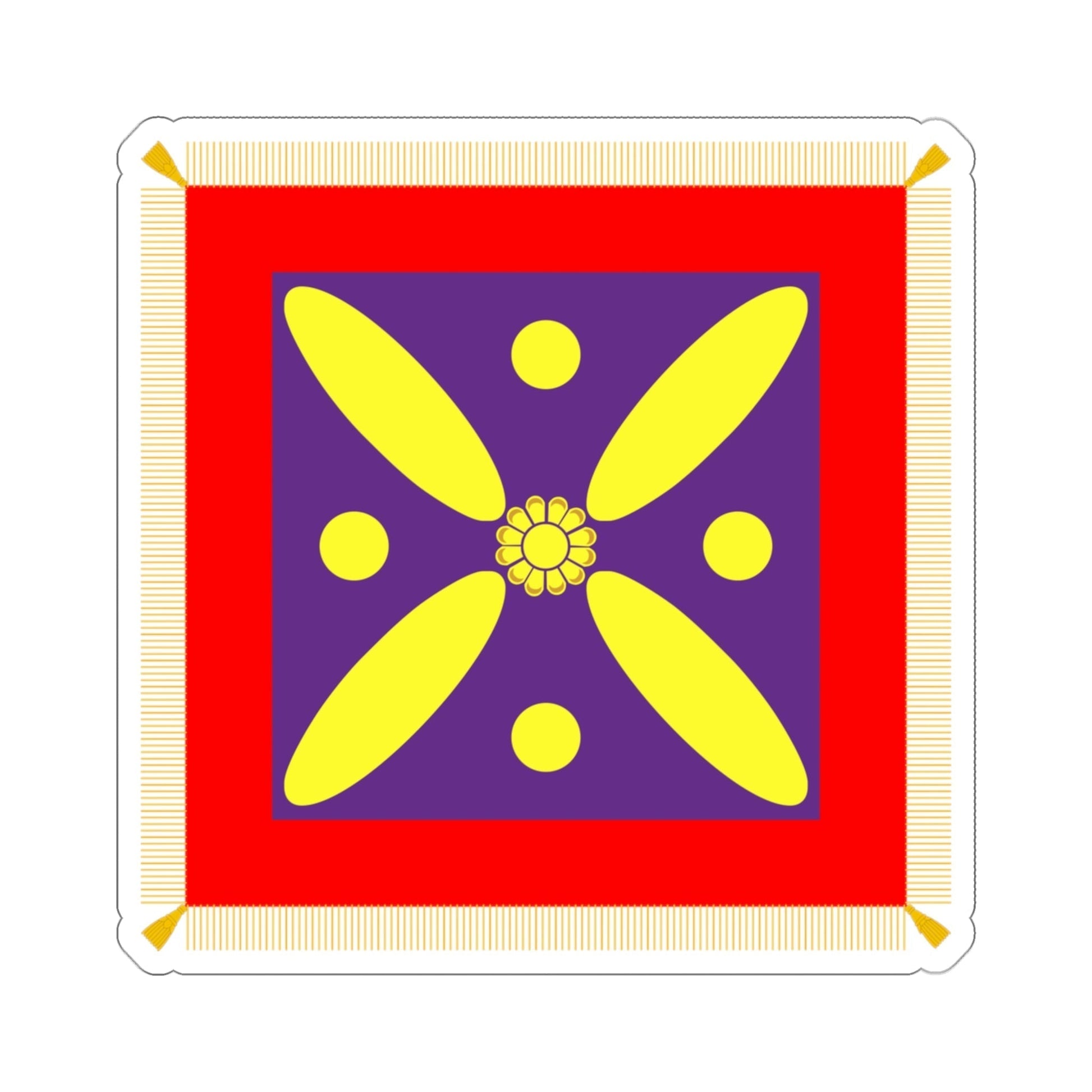 Derafsh Kaviani Flag of the late Sassanid Empire (Iran) STICKER Vinyl Die-Cut Decal-3 Inch-The Sticker Space