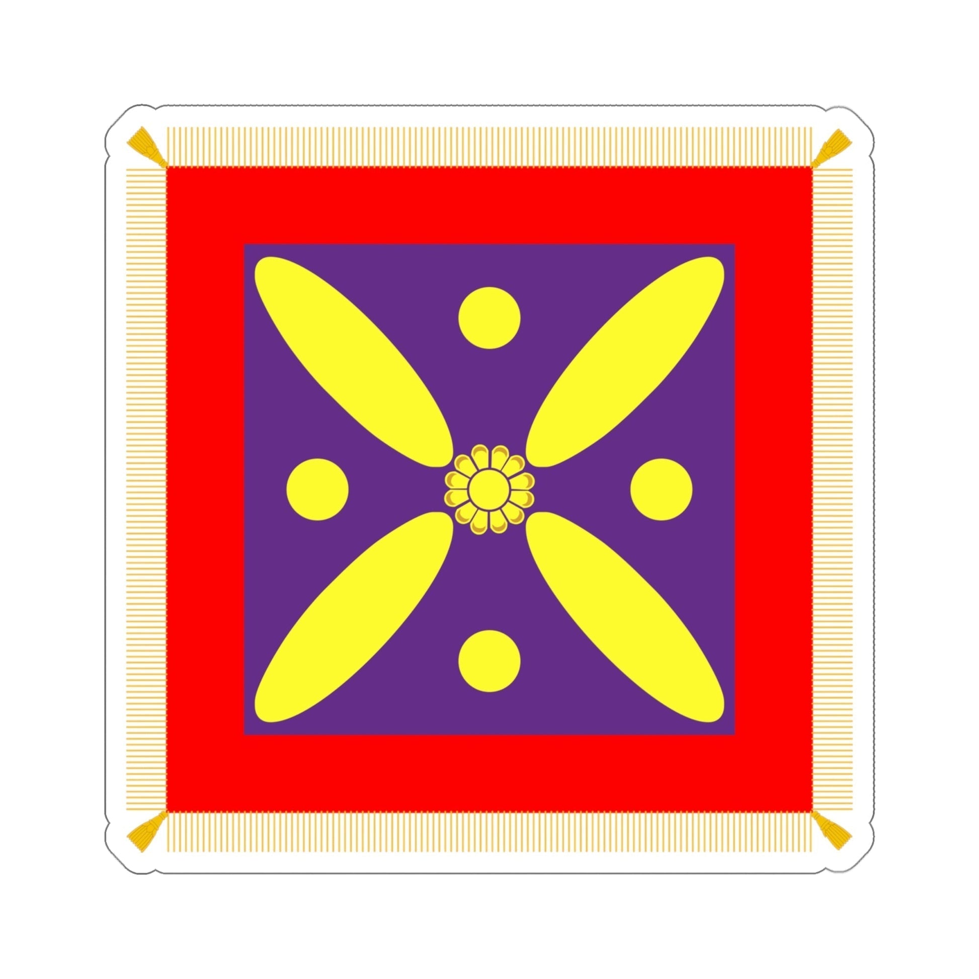 Derafsh Kaviani Flag of the late Sassanid Empire (Iran) STICKER Vinyl Die-Cut Decal-4 Inch-The Sticker Space