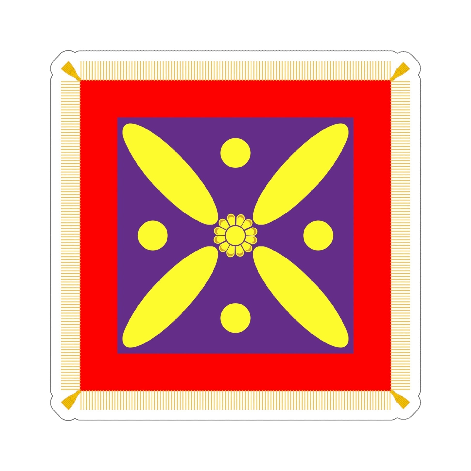 Derafsh Kaviani Flag of the late Sassanid Empire (Iran) STICKER Vinyl Die-Cut Decal-5 Inch-The Sticker Space