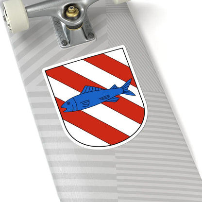 Derendingen-blazon (Switzerland) (Coat of Arms) STICKER Vinyl Kiss-Cut Decal - The Sticker Space