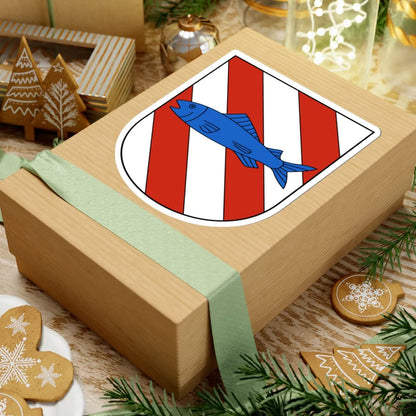 Derendingen-blazon (Switzerland) (Coat of Arms) STICKER Vinyl Kiss-Cut Decal - The Sticker Space