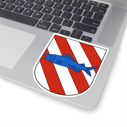 Derendingen-blazon (Switzerland) (Coat of Arms) STICKER Vinyl Kiss-Cut Decal - The Sticker Space