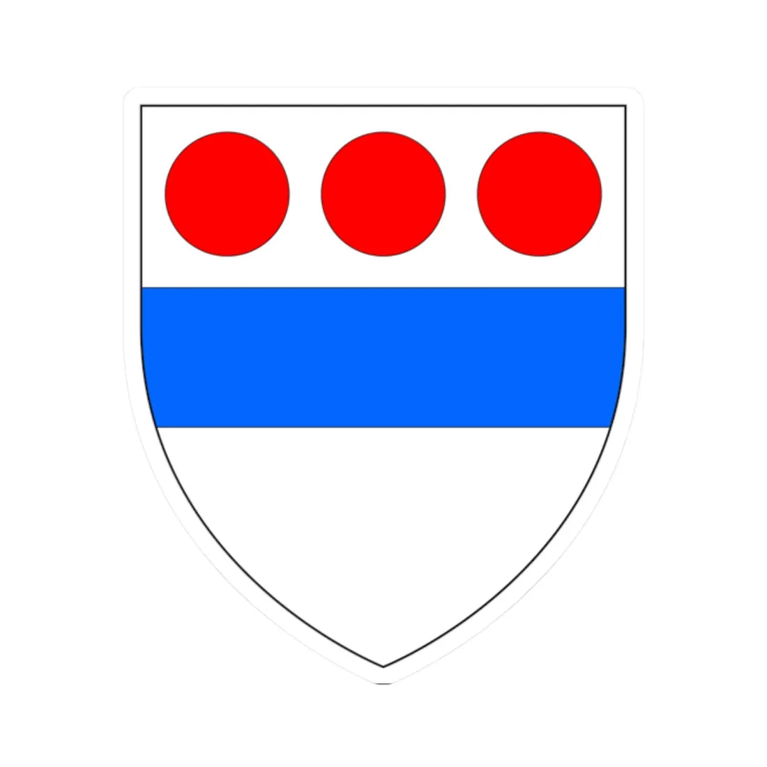 Dering of Surrenden Arms Ancient (England) (Coat of Arms) STICKER Vinyl Kiss-Cut Decal 2 Inch White - The Sticker Space