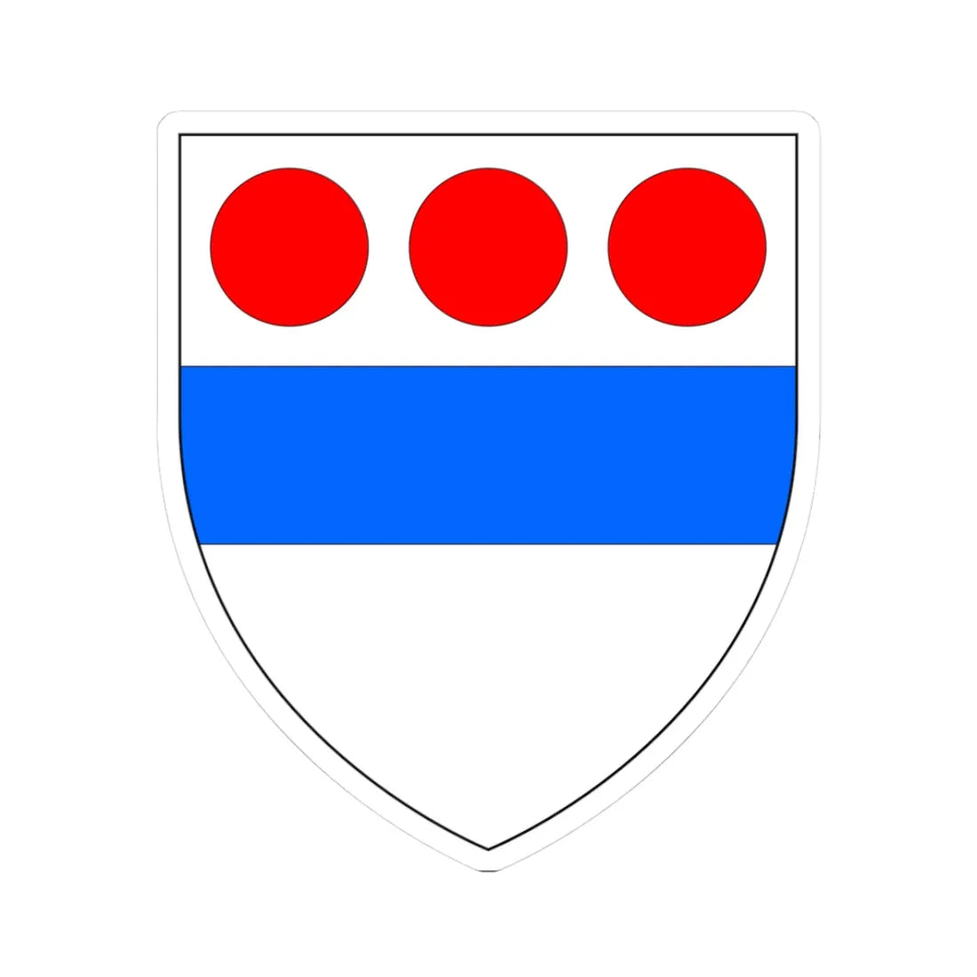 Dering of Surrenden Arms Ancient (England) (Coat of Arms) STICKER Vinyl Kiss-Cut Decal 3 Inch White - The Sticker Space