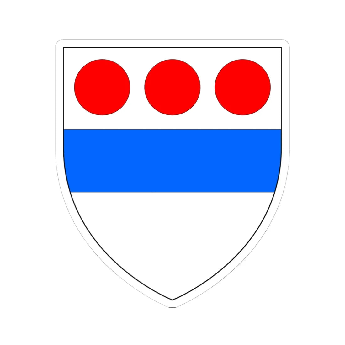 Dering of Surrenden Arms Ancient (England) (Coat of Arms) STICKER Vinyl Kiss-Cut Decal 4 Inch White - The Sticker Space