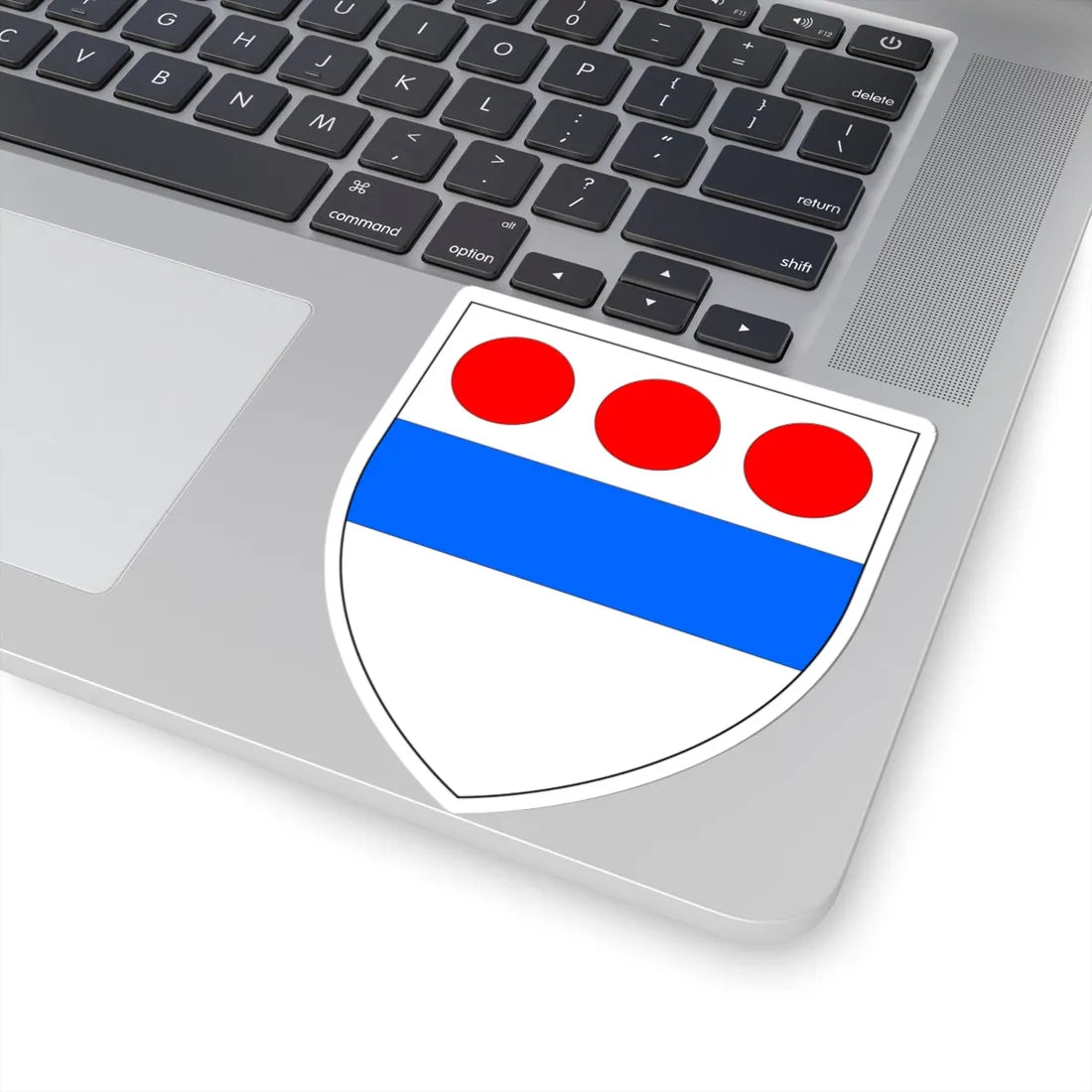 Dering of Surrenden Arms Ancient (England) (Coat of Arms) STICKER Vinyl Kiss-Cut Decal - The Sticker Space