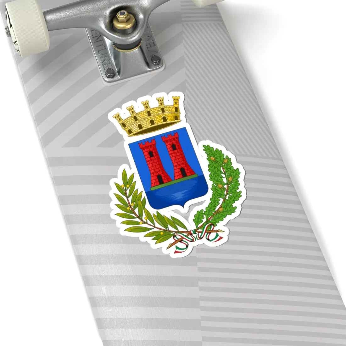 Desenzano del Garda-Stemma (Italy) (Coat of Arms) STICKER Vinyl Kiss-Cut Decal - The Sticker Space