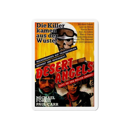 DESERT ANGELS (DIRT GANG) 1972 Movie Poster - Refrigerator Magnet 5 Inch - The Sticker Space