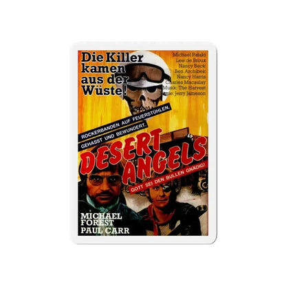 DESERT ANGELS (DIRT GANG) 1972 Movie Poster - Refrigerator Magnet 6 Inch - The Sticker Space