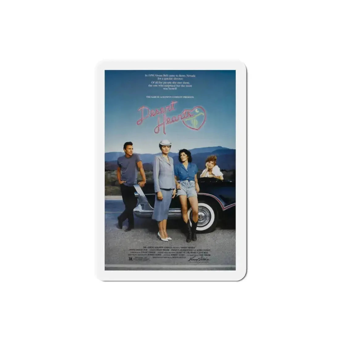 Desert Hearts 1985 Movie Poster Refrigerator Magnet 2 Inch - The Sticker Space