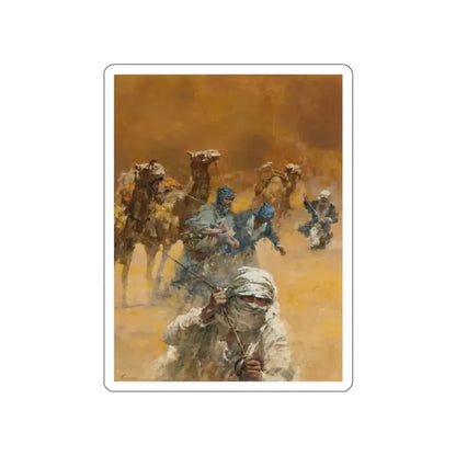 Desert Storm (Magazine Illustration) STICKER Vinyl Die-Cut Decal - The Sticker Space