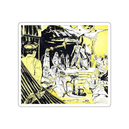 Desert Waif, Bluebook Magazine, February 1953 (Magazine Illustration) STICKER Vinyl Die-Cut Decal White Die-Cut 2 Inch - The Sticker Space