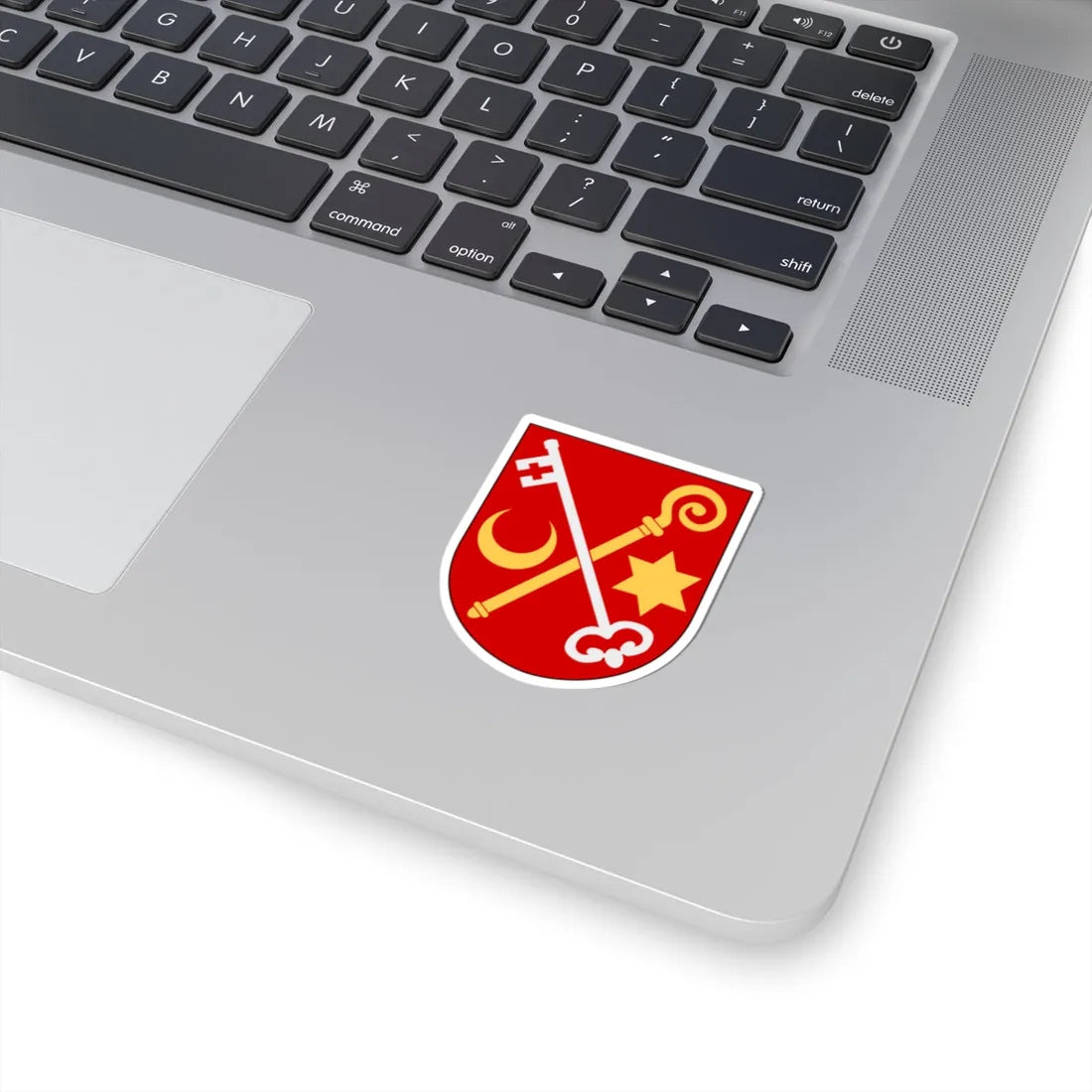 Ödeshögs kyrkliga samfällighet vapen (Sweden) (Coat of Arms) STICKER Vinyl Kiss-Cut Decal - The Sticker Space
