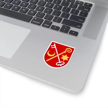 Ödeshögs kyrkliga samfällighet vapen (Sweden) (Coat of Arms) STICKER Vinyl Kiss-Cut Decal - The Sticker Space
