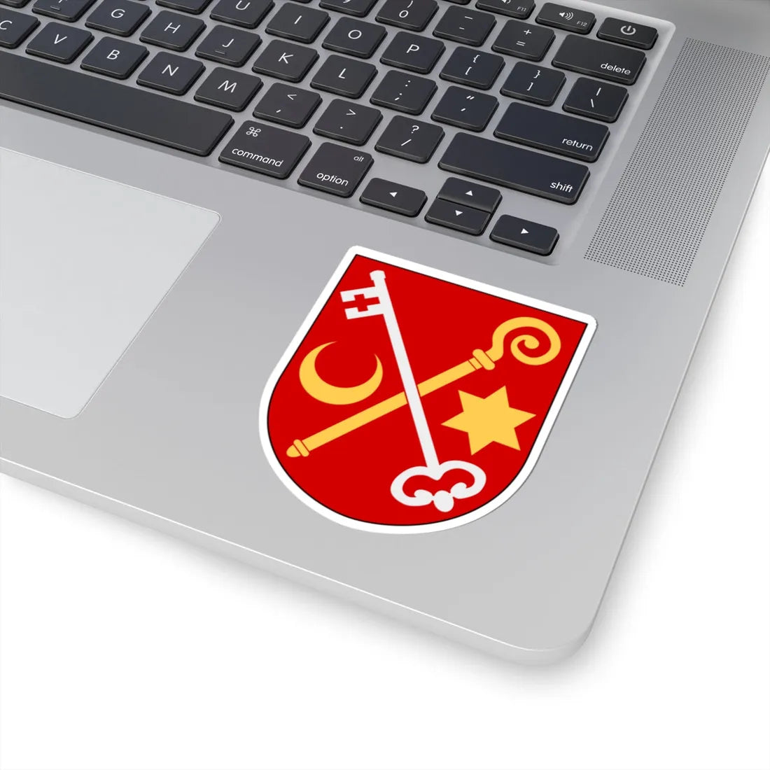 Ödeshögs kyrkliga samfällighet vapen (Sweden) (Coat of Arms) STICKER Vinyl Kiss-Cut Decal - The Sticker Space