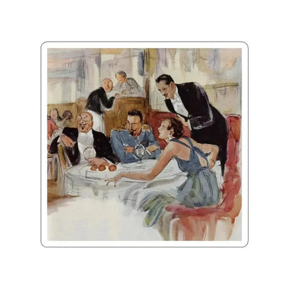 Design for a Wedding, Ladies' Home Journal, May 1934 (Magazine Illustration) STICKER Vinyl Die-Cut Decal - The Sticker Space