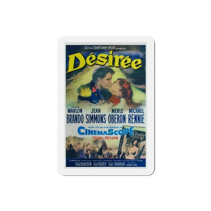 Desiree 1954 Movie Poster Refrigerator Magnet 2 Inch - The Sticker Space