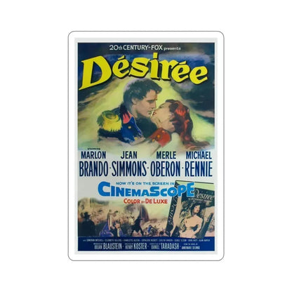 Desiree 1954 Movie Poster STICKER Vinyl Die-Cut Decal 6 Inch - The Sticker Space