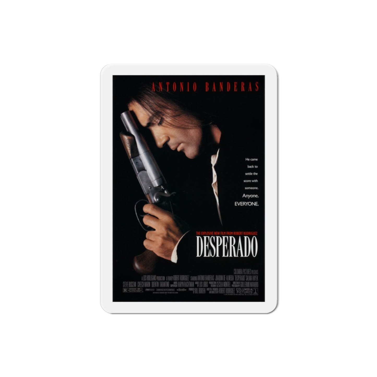 Desperado 1995 Movie Poster Die-Cut Magnet-2" x 2"-The Sticker Space