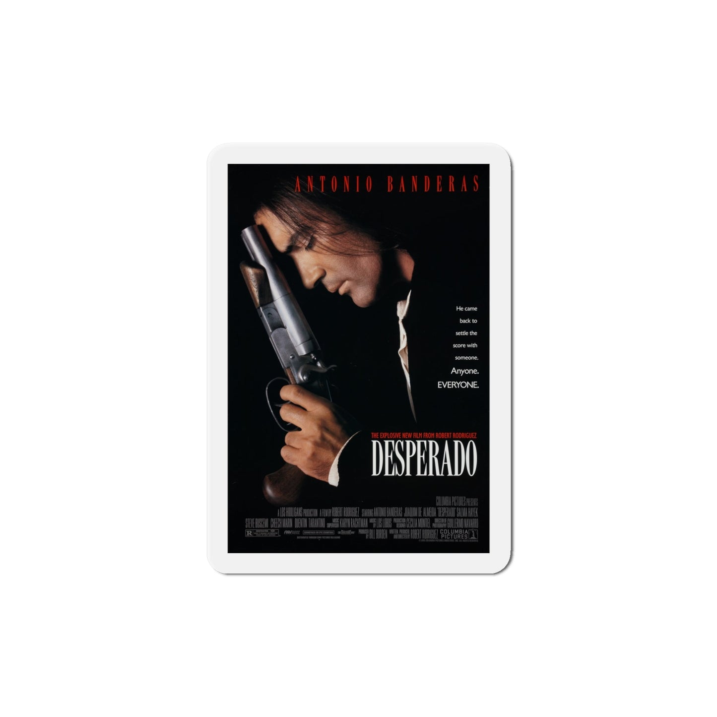 Desperado 1995 Movie Poster Die-Cut Magnet-6 Inch-The Sticker Space