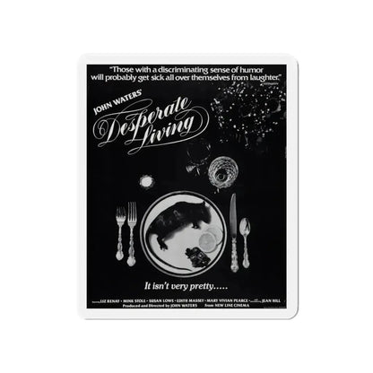 DESPERATE LIVING 1977 Movie Poster - Refrigerator Magnet - The Sticker Space
