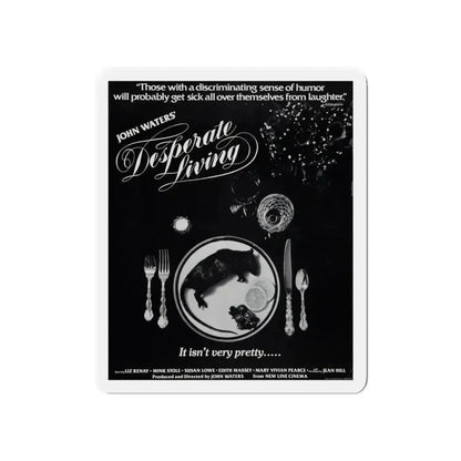 DESPERATE LIVING 1977 Movie Poster - Refrigerator Magnet - The Sticker Space