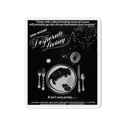 DESPERATE LIVING 1977 Movie Poster - Refrigerator Magnet - The Sticker Space