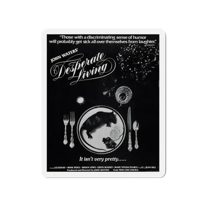 DESPERATE LIVING 1977 Movie Poster - Refrigerator Magnet - The Sticker Space