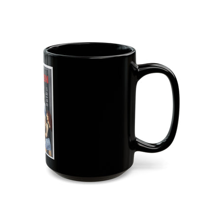 DESPERATE WOMEN 1985 Movie Poster - Black Coffee Mug-The Sticker Space