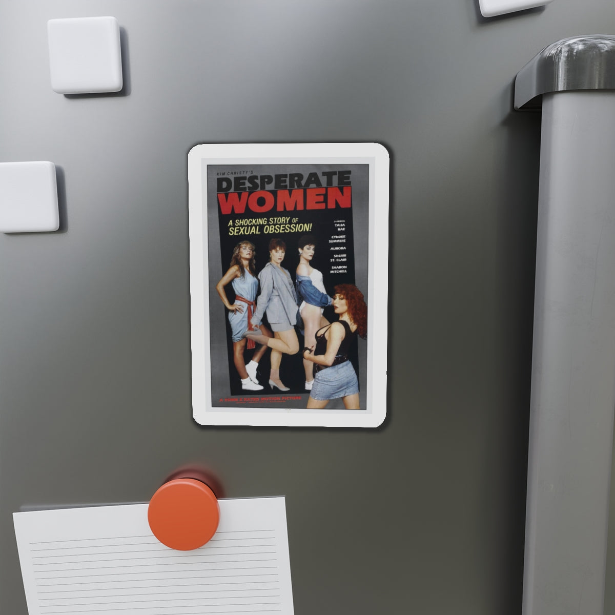 DESPERATE WOMEN 1985 Movie Poster - Die-Cut Magnet-The Sticker Space